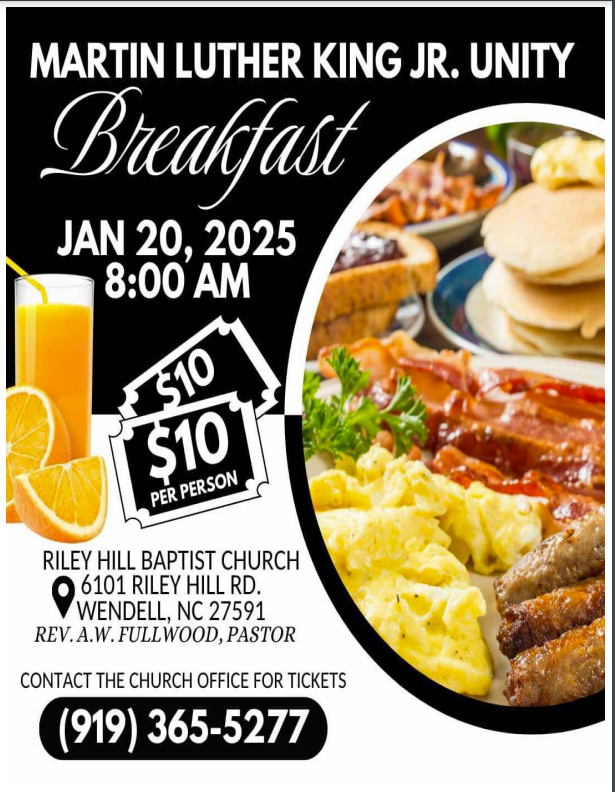 MLK Breakfast flyer